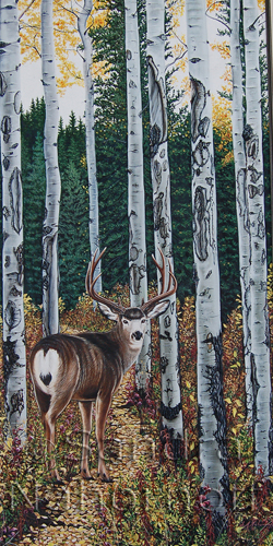 A Walk in the Park Original Painting by Sandra Nahornoff